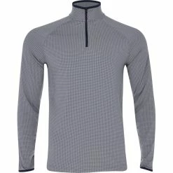 Under Armour T2 Green Half Moons Print 1/4 Zip Outerwear Pullover Golf Apparel