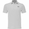 Under Armour T2 Green Trail Stripe Shirt Polo Short Sleeve Golf Apparel -Cheap Apparel Store under armour t2 green trail stripe shirt
