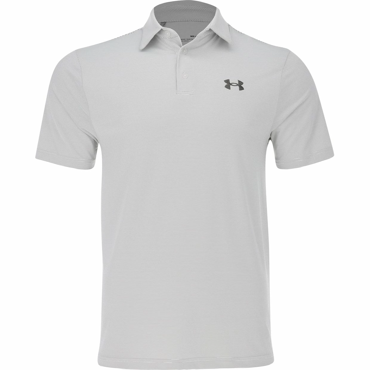 Under Armour T2 Green Trail Stripe Shirt Polo Short Sleeve Golf Apparel 3 Under Armour T2 Green Trail Stripe Shirt Polo Short Sleeve Golf Apparel