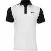 Under Armour T2 Green Turf Blocked Shirt Polo Short Sleeve Golf Apparel